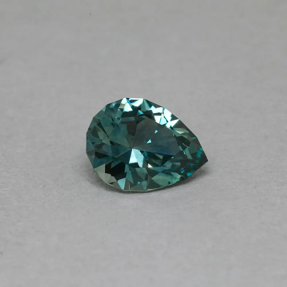 8.4x6.4x4.0mm Pear Montana Sapphire (1.44&nbsp;ct)