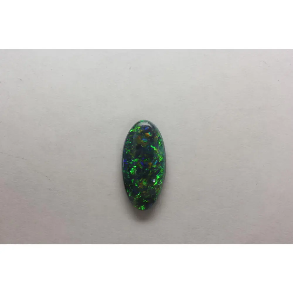 15.78x7.77 Oval Australian Black Opal (2.93&nbsp;ct)