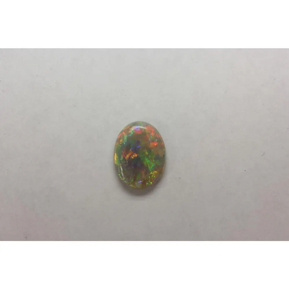 13.05x9.89x3.40 Oval Australian Black Opal (2.65 ct)