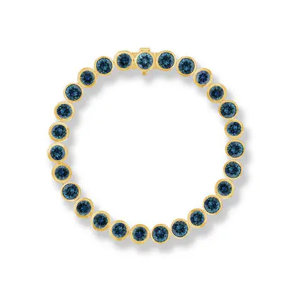 14K Yellow Gold Montana Sapphire Bracelet<br>BCC355MSXCI<div class='big'>$22,145.00</div>