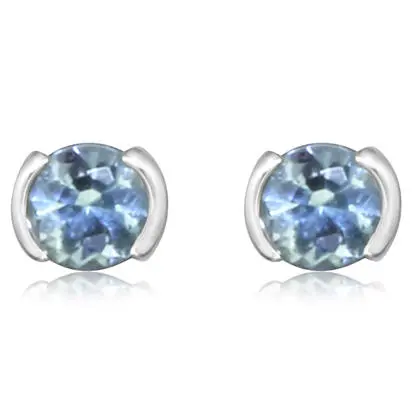 14K White Gold Aquamarine Earrings<br>ECC229Q2XWI<div class='big'>Call for current price</div>