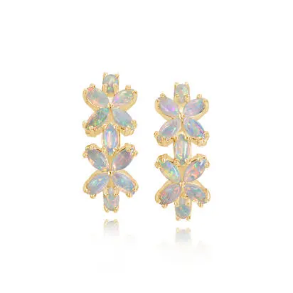 18K Yellow Gold Australian Opal Earrings<br>ECO332N1XEI<div class='big'>$5,895.00</div>