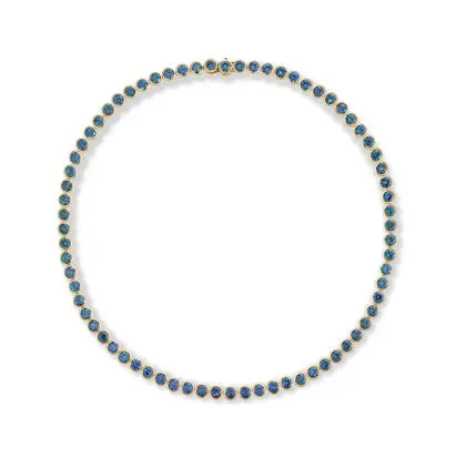 14K Yellow Gold Montana Sapphire Neckpiece, NCC355MSXCI, $45,245.00