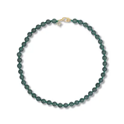 14K Yellow Gold Guatamalan Jade/Diamond Neckpiece<br>NJGST999271C<div class='big'>$6,095.00</div>
