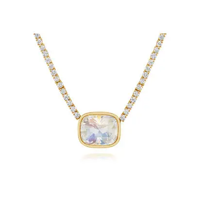 18K Yellow Gold Rainbow Moonstone/Diamond Neckpiece<br>NMLCU750810EI<div class='big'>$45,995.00</div>