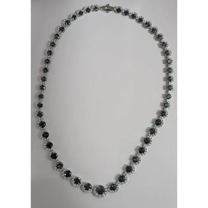 Platinum Montana Sapphire/Diamond Neckpiece | NMSRD129193P