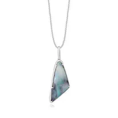 Sterling Silver Australian Boulder Opal Pendant, PBR109S-22I, $2,245.00