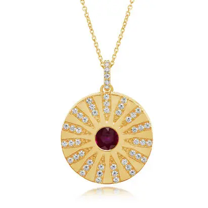 14K Yellow Gold Ruby/Diamond Medallion Pendant<br>PCC356R1ACI<div class='big'>$8,695.00</div>