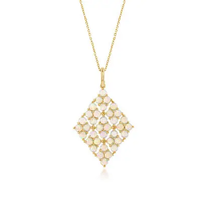 14K Yellow Gold Australian Opal Pendant, PCO339N1XCI, $5,595.00