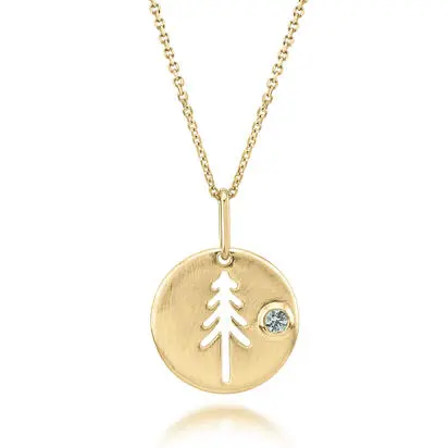 14K Yellow Gold Montana Sapphire Tree Pendant<br>PMC063MSXCI<div class='big'>$1,645.00</div>