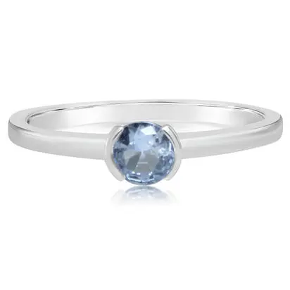 14K White Gold Aquamarine Ring<br>RCC229Q2XWI<div class='big'>Call for current price</div>