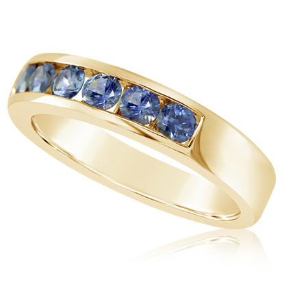 14K Yellow Gold Montana Sapphire Ring 14K Yellow Gold Montana Sapphire Ring