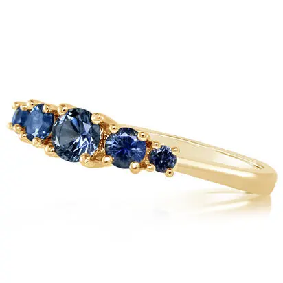 14K Yellow Gold Montana Sapphire Ring, RCC237MSXCI, $1,945.00