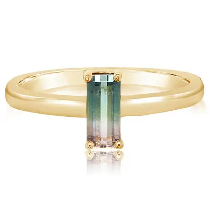 14K Yellow Gold Bi-Color Tourmaline Ring<br>RH2OC200053CI<div class='big'>Call for current price</div>