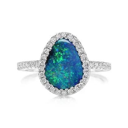 Platinum Australian Boulder Opal/Diamond Ring<br>RMBO4A195P<div class='big'>$8,830.00</div>