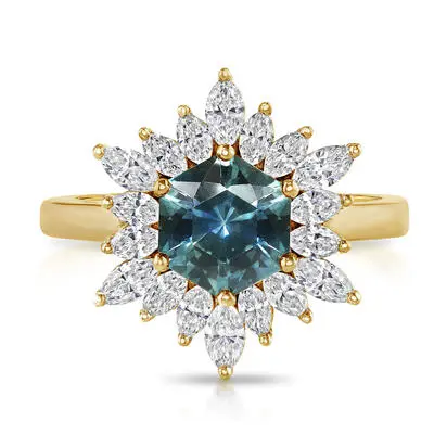 18K Yellow Gold Montana Sapphire/Diamond Ring<br>RMSHX000178E<div class='big'>$18,245.00</div>
