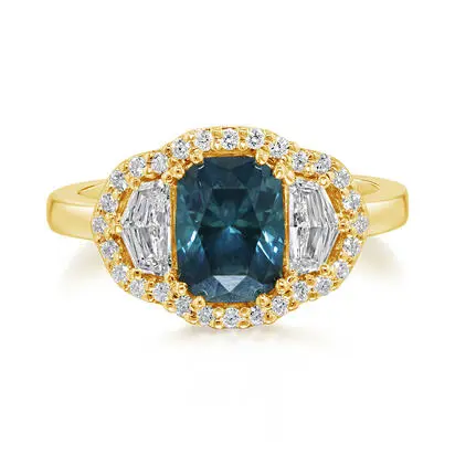 18K Yellow Gold Montana Sapphire/Diamond Ring<br>RMSOC0703216E<div class='big'>$23,895.00</div>
