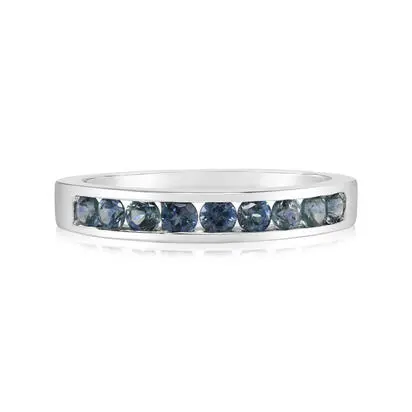 14K White Gold Montana Sapphire Ring | RP1004MSXW