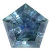 5.5mm Pentagon Cut Montana Sapphire | 5RPTMS