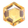 8mm Hexagonal Citrine | 8HC2