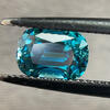 8.59x6.35x5.18 Cushion Blue Zircon | BZCU910319