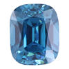 7.62x6.14x4.87 Cushion Blue Zircon | BZCU940260