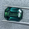9.69x7.25x5.41 Octagon Teal Sapphire | FSOC0110402