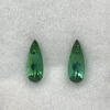 Matched Pair Of 11.5x4.5 Pear Green Tourmaline | GHPR750220