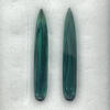Matched Pair Of 29x4.5 Pear Green Tourmaline | GHPR750766