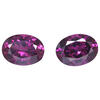 9.6x7.2 Oval Matched Pair Purple Garnet | GPOV845532C