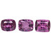 (3 Matching) 8x6.5 Cushion Rhodolite Garnet | L2CU845634C
