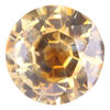 7.15mm Round Orange Montana Sapphire | MSRD620159
