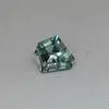 5.2x5.2mm Teal Shield Cut Montana Sapphire | MSSH60053