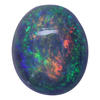 10.94x9.24x4.57 Oval Australian Black Opal | NBOV497266