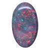 13.85x8.18x3.77 Oval Australian Black Opal | NBOV645282