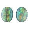 11.95x9.23x4.79 Matched Pair Oval Australian Black Opal | NBOVI980694