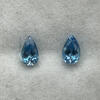 Matched Pair Of 8x5 Pear Aquamarine | Q0PR600141