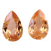 Matched Pair 8.5x5.5 Pear Mandarin Garnet | SEPR830240