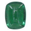 9.99x7.62x4.41 Cushion Cabochon Tsavorite | V0CB550319